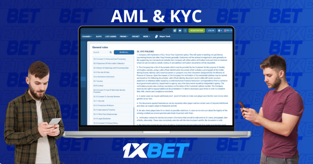!xbet AML and KYC