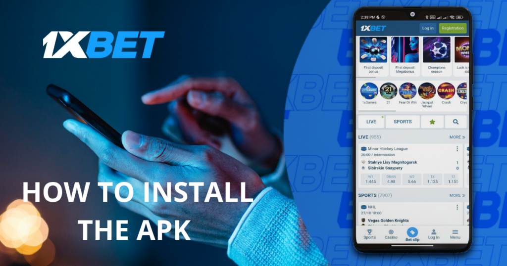 How to install the 1xBet APK on an Android
